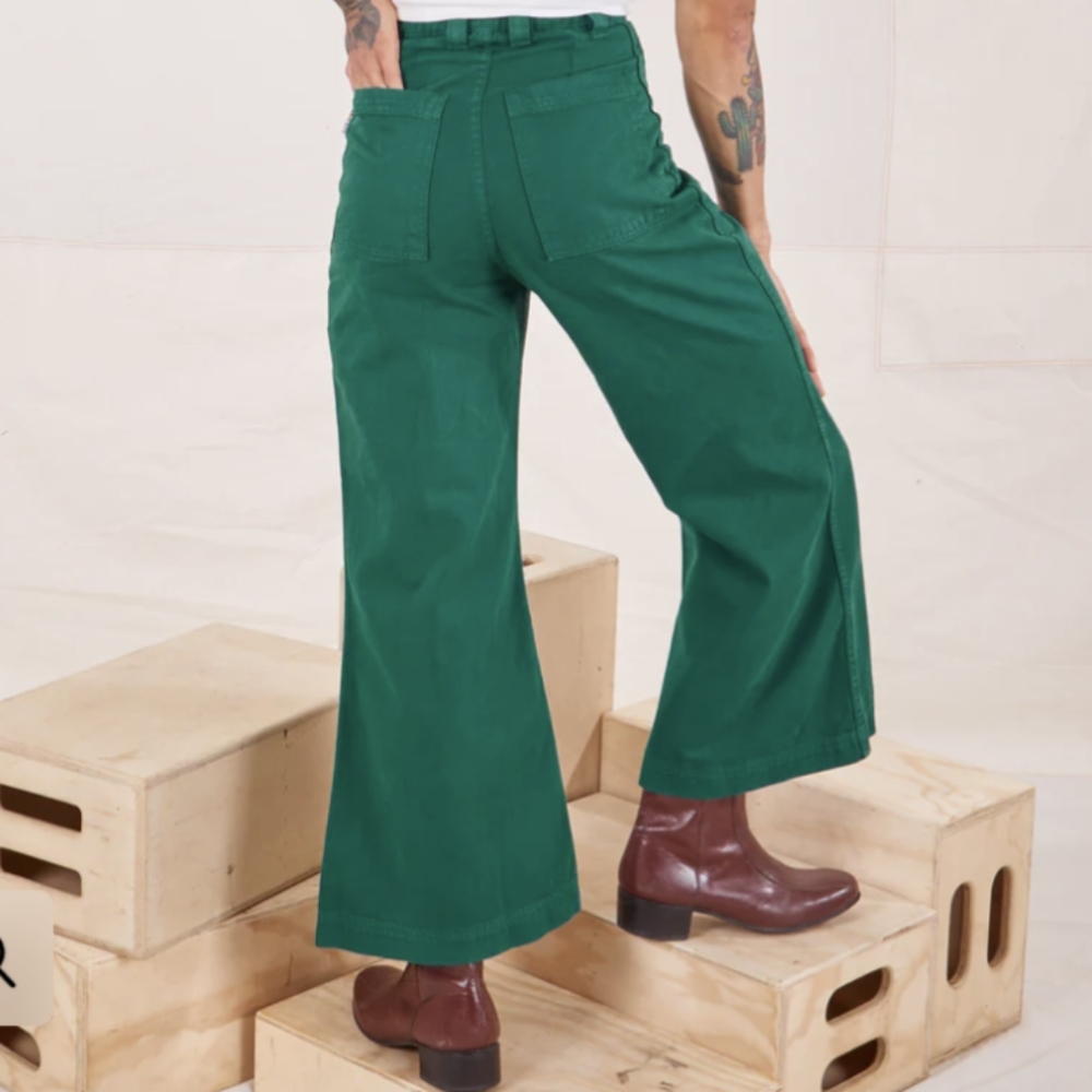 Hunter Green Bell Bottom pants
